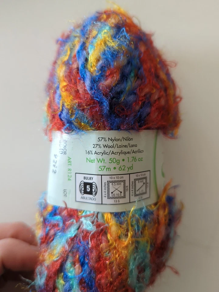 8 Skeins Moda Dea Swirl Yarn Color 3940 Happy 14.5oz - Image 2 of 4