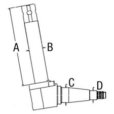 5166099 Rh High Profile Spindle Fits Ford/new Holland Tn55 Tn55d Tn65 Tn65d