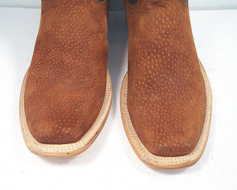 Botas occidentales Dan Post para hombre 9,5 D Cappy Carpincho punta cuadrada Foto 2 de 4