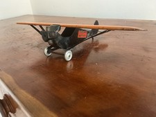 Vintage Buddy L Monocoupe pressed steel toy airplane 1929