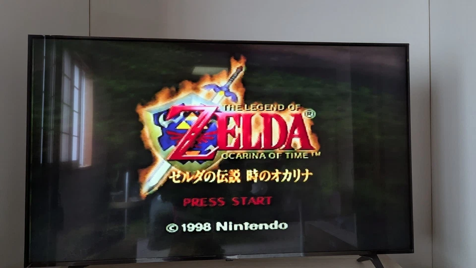 Zelda Ocarina of Time - Nintendo 64 Japanese - Tested & Working. CIB + stickers - Image 2 of 4