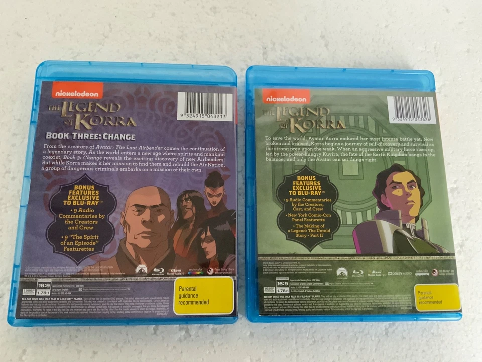 The Legend Of Korra - Book Three & Book 4 - Season 3 & 4 (Blu-ray)) Aus Imp. - Image 2 of 2