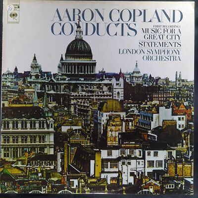 AARON COPLAND Music For A Great City COLUMBIA M 30374 NM 45rpm LP 1966 Modern