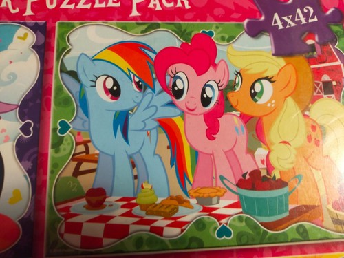 MY LITTLE PONY RAVENSBURGER BUMPER JIGSAW 4x42 pieces new sealed gift Christmas - Picture 6 of 7