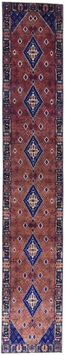 2'5X14 ft Handmade Tribal Runner Rug Oriental Farmhouse Hallway Decor Carpet - 第 1/18 張圖片