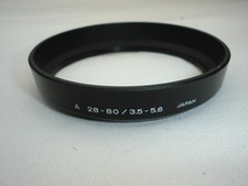 MINOLTA A 28-80 / 3.5-5.6 LENS HOOD for Maxxum AF lens , Japan, Genuine