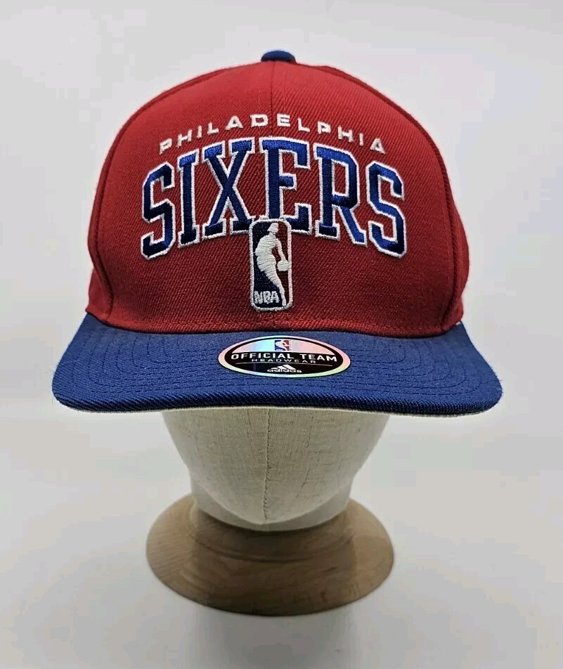 Nba Red Sixers Hat Vintage 80's Philadelphia 76ers Wool Snapback