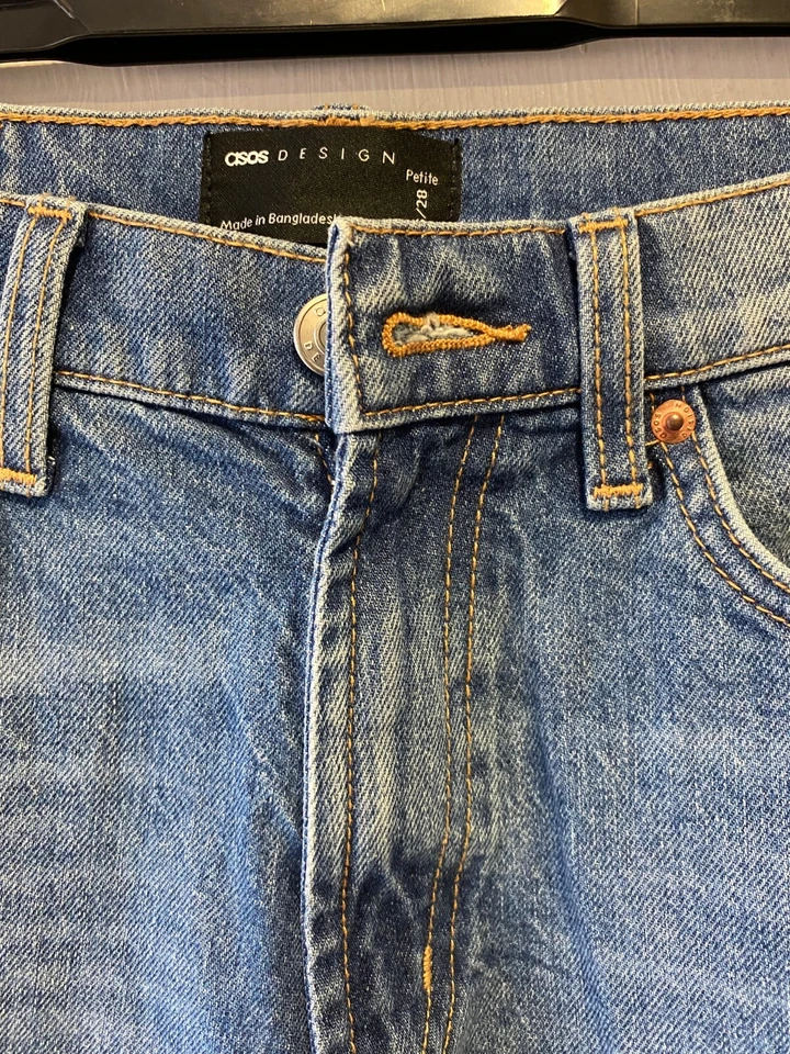 Jeans Bootcut De Cintura Alta Petite De Asos En Azul W26 L28 (PH192) - Imagen 2 de 3