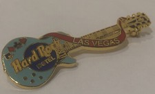 Hard Rock Hotel LAS VEGAS POKER CARD SUITS BLUE GIBSON GUITAR Pin Aces Hearts