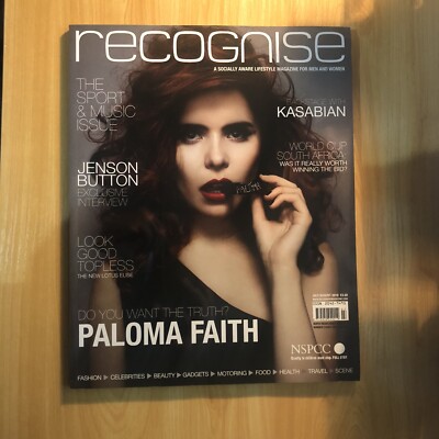 Recognise Magazine UK Paloma Faith Kasabian July August 2010 *brand new* rare