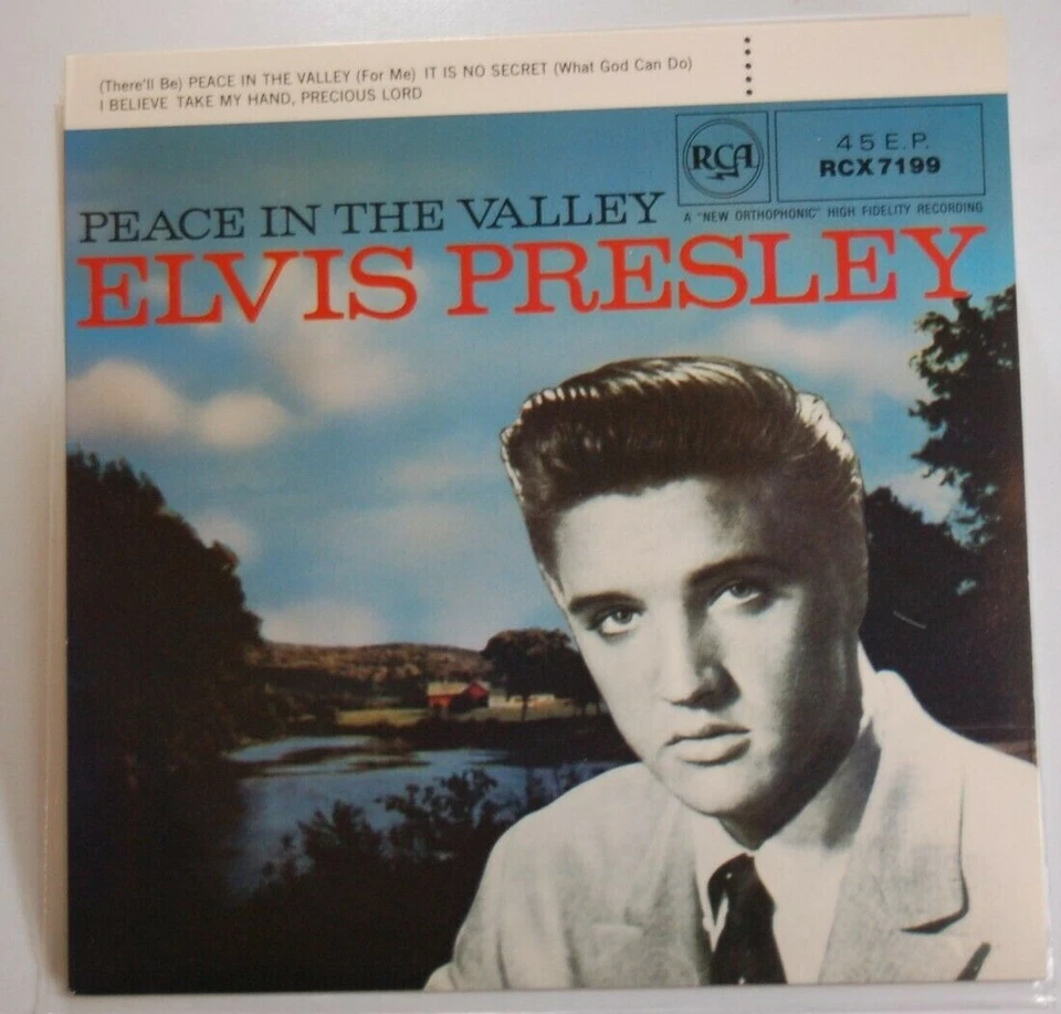 Elvis - Peace In The Valley 45 EP, EXCELLENT 1982 Foto 2 de 4