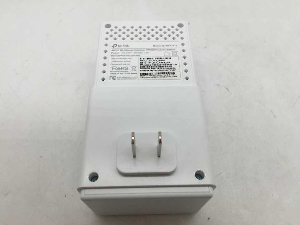 TP-Link TL-WPA7510 AC750 AV1000 Powerline Wi-Fi Range Extender FREE S/H - Image 4 of 4