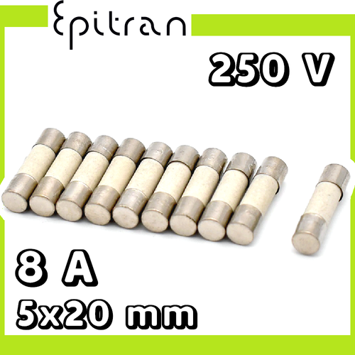 Fusibile Rapido 5x20mm 250V 8A - Foto 3