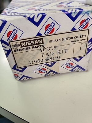 New Genuine Nissan Pad Kit   Disc Brake D106M6J091 / D106M-6J091 OEM