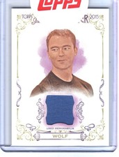 Robb Wolf 2015 Topps MLB Allen & Ginter Event Used Memorabilia Relic Card