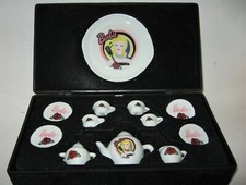 BARBIE Tea Set - 12 Pieces - Chilton Toys - Original Velvet Box