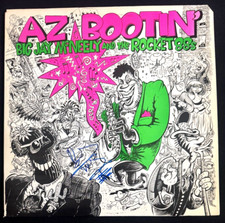 The "AZ Bootin'" album signed by Big Jay McNeely