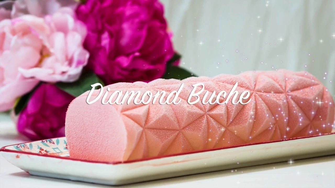 Silikomart Diamond Buche Log Mold - Thumbnail 5