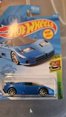  NEW 2021 Hot Wheels '94 Bugatti EB110 SS Blue 224/250 HW Exotics 6/10 