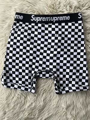 Supreme x Hanes Boxer Briefs Checkered S Small | eBay