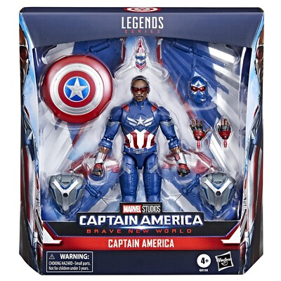 #ad Hasbro Captain America Brave New World Legends Captain America Figure NEW $69.99