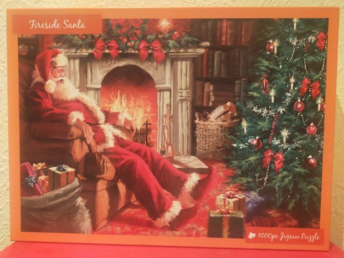 Puzzle puzzle Fireside Santa 1000 pièces, / complet  - Photo 1/3