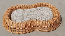 High Quality Dog Bed Pet Bed With cushion Wicker Special Design Dog Puppy Bed