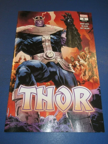 Thor #6 2nd print Thanos Variant Death of Galactus NM Gem Wow Cates