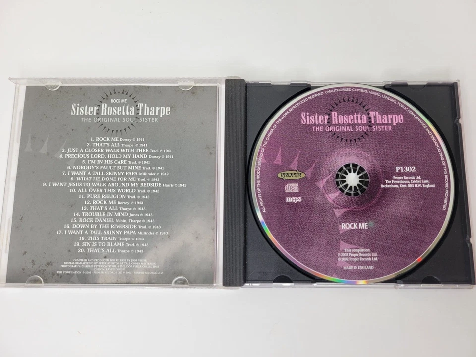 Sister Rosetta Tharpe The Original Soul Sister - This Train and Rock Me CD's Foto 3 de 4