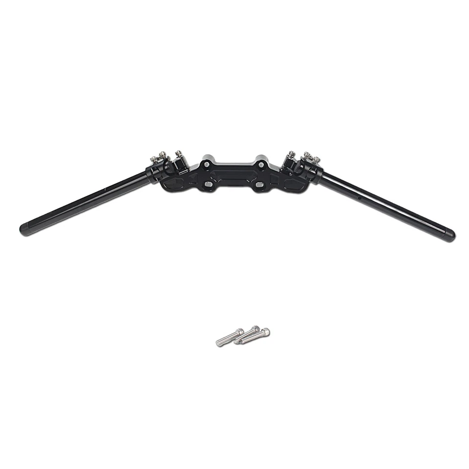 ADAPTER PLATE & Handlebar Kit CNC for Kawasaki Ninja 650R ER6F 2006-2016 Black - Image 3 of 4