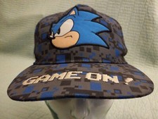 Youth Adjustable Snapback Sega Sonic The Hedgehog Game On Graphic Baseball Cap