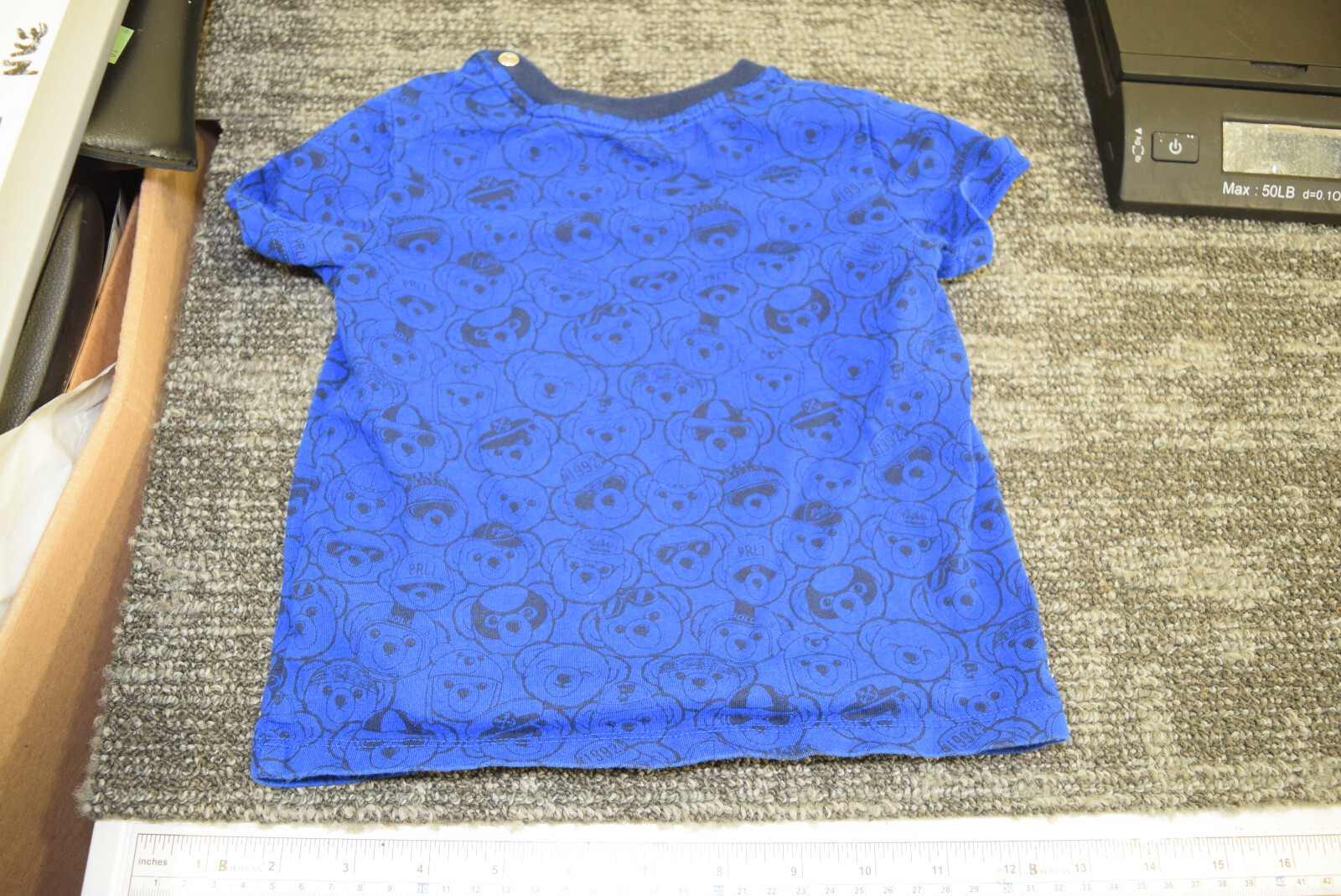 Polo Ralph Lauren TEDDY BEAR Graphic T Shirt Baby BOYS 9 Months 9M 75 image 4