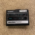 Vintage SONY WALKMAN WM-F44 Portable Cassette Player PARTS OR REPAIR