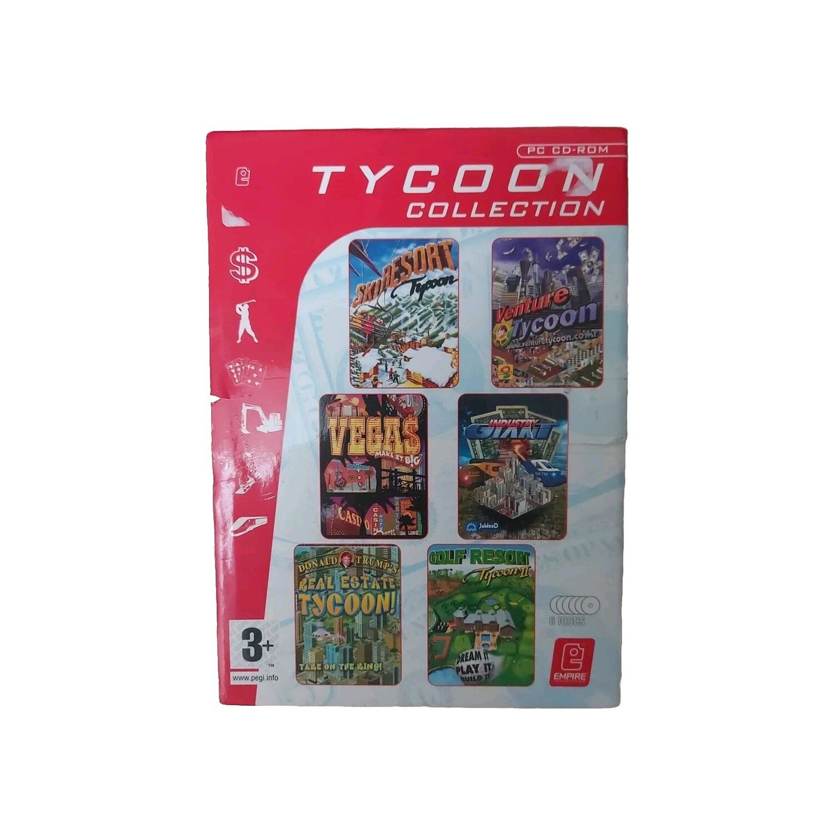 Tycoon Collection Real PC CD-ROM Building Strategy Game 6 Games | eBay UK