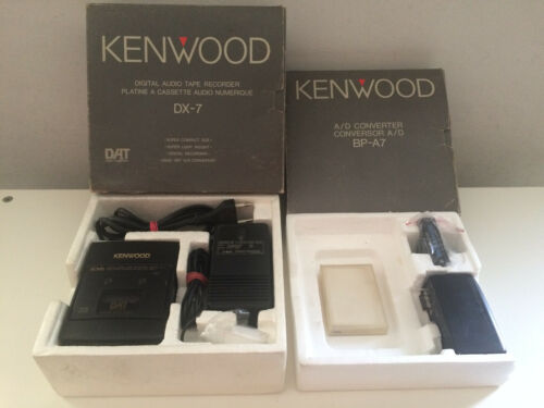 KENWOOD DAT RECORDER DX-7 + A/D CONVERTER BP-A7 IN BOX - Zdjęcie 1 z 12