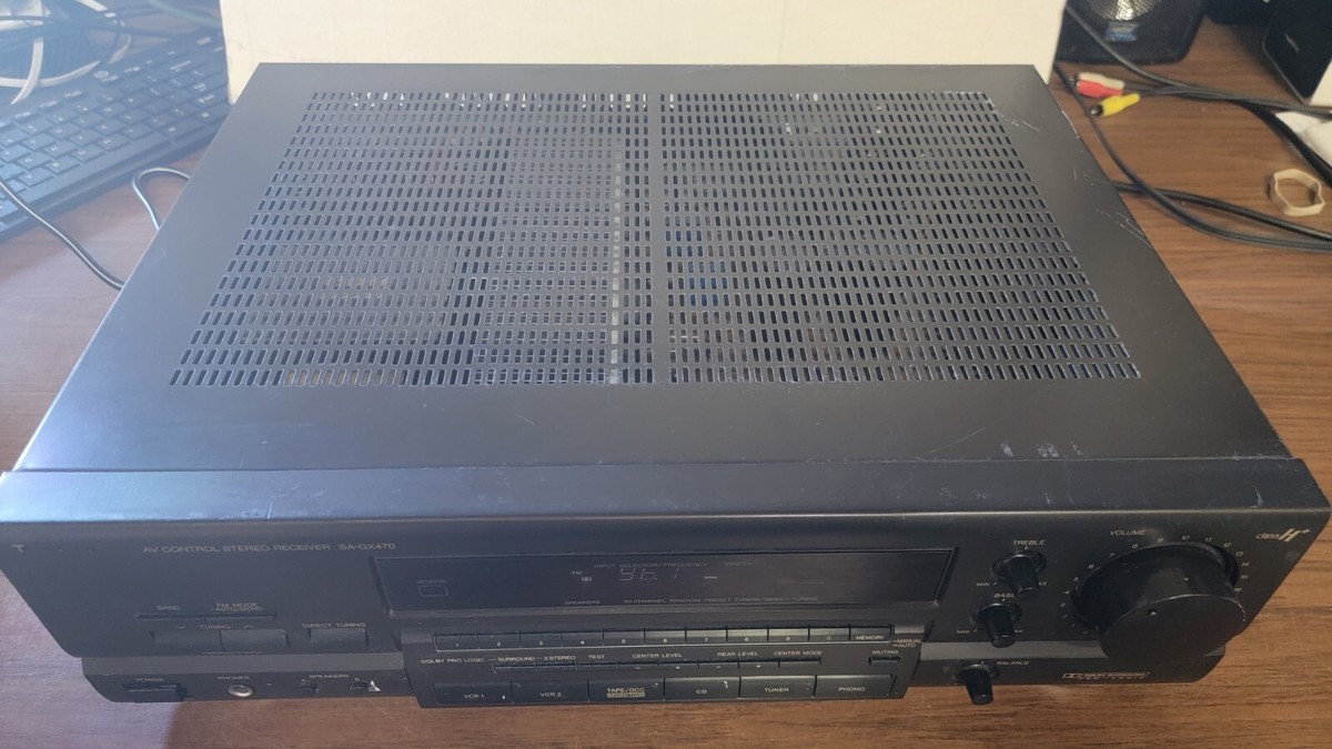 【音出確認済】technics sc-9750 4ch レシーバーアンプ 音出確認済】technics sc-9750 4ch レシーバーアンプ