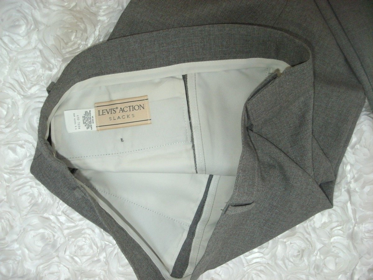LEVIS Action Slacks Vintage 90s Mens Pants Size 34 x I 30 LEVIS Action Slacks Vintage 90s Mens Pants Size 34 x I 30