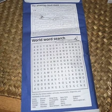 United Airlines Children's Travel Kit - New Sealed