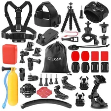 Head Chest Mount Monopod Accessories Kit Fit For Action Camera GoPro Hero DJI Os