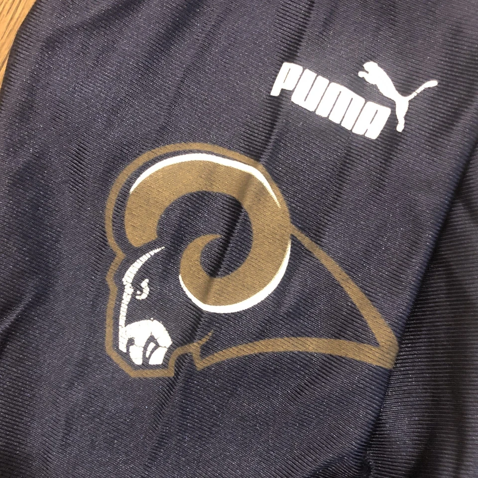 Camiseta masculina Kurt Warner St Louis Rams tamanho grande branca LA - Imagem 4 de 4