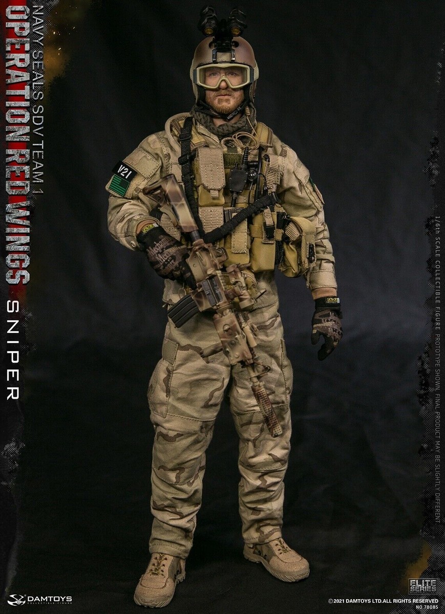 Hot Toys - DAMTOYS 1/6米海軍特殊部隊 78085 ネイビーシールズSDVチーム1 DAMTOYS 78085 NAVY SEALS SDV TEAM 1 Sniper Operation Red