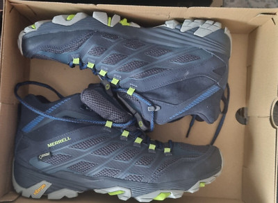 Outdoor Schuhe Merrell Moab Gr. 46 Navy  Blau FST Mid Goretex Neu