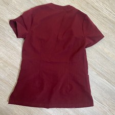 JAANUU SKINNY JOGGER STYLE SCRUB SET TOP PANTS Wine