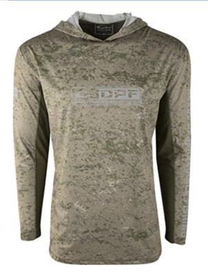 Fishing Performance Hoodie Drake Waterfowl Shield4 Lightweight  Color Duckweed