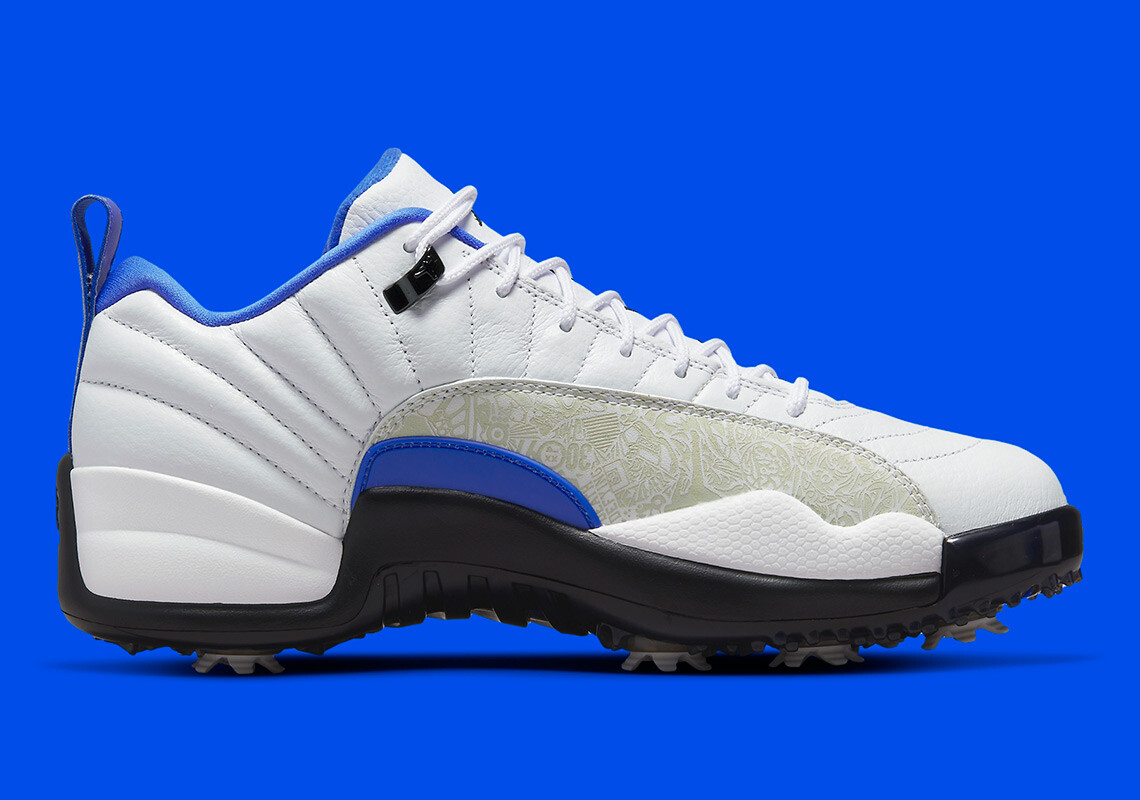 Nike Air Jordan 12 G Golf NRG P22 Laser White Game Royal Nike Air Jordan 12 G Golf NRG P22 Laser White Game Royal