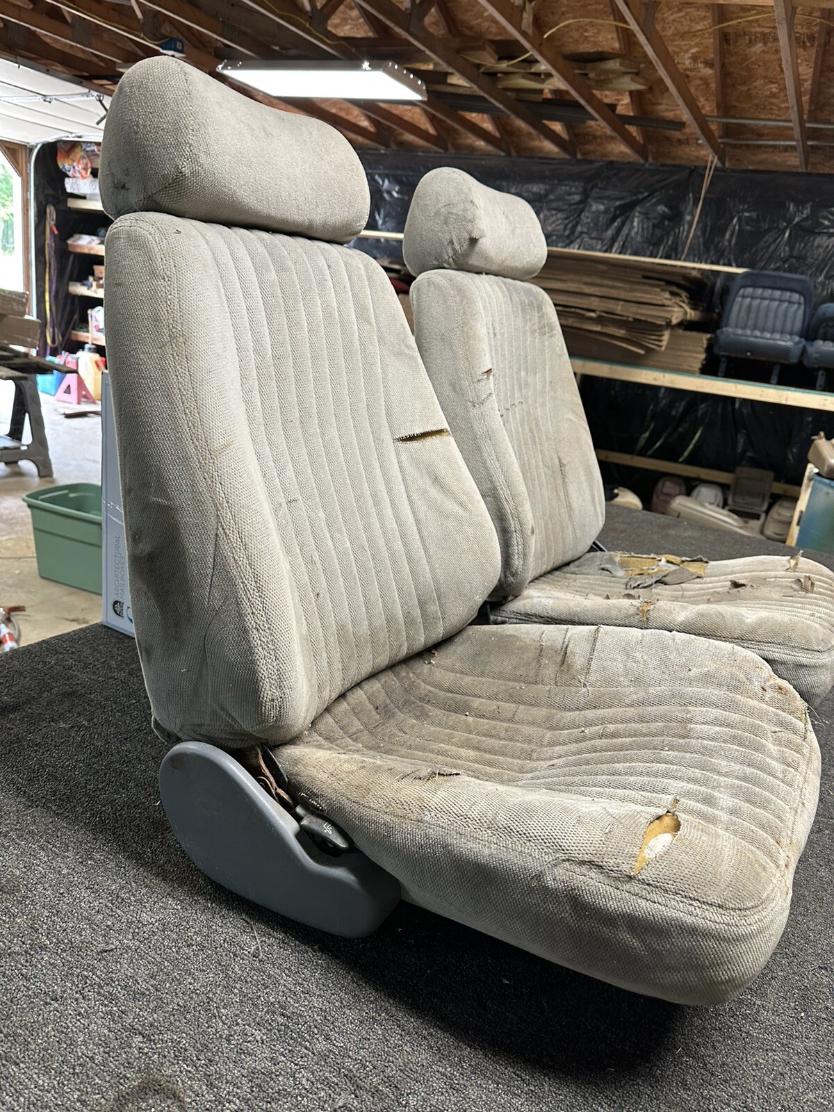 RAT ROD HOT ROD FRONT BUCKET SEATS G BODY? CAMARO? BUICK? PASSENGER AND