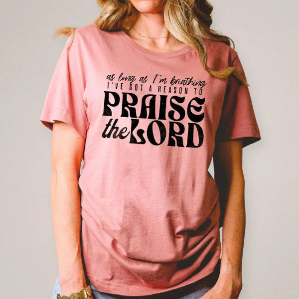 Retro Christian Praise Breathing Tshirt