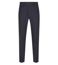 Skopes Newman Suit Trouser For Men's in Navy Shadow Check, 34W to 58W