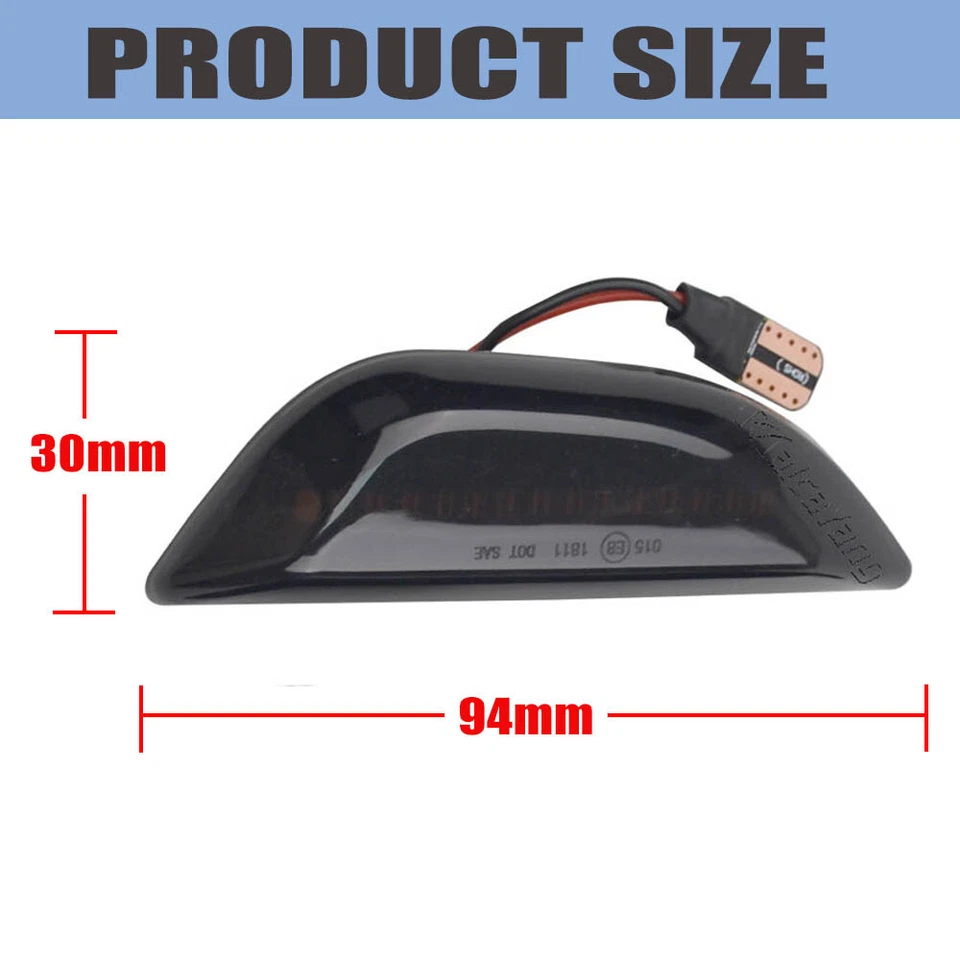 For Opel Mokka Chevrolet Trax 13-20 LED Dynamic Side Marker Light Turn Signal - Imagem 3 de 4