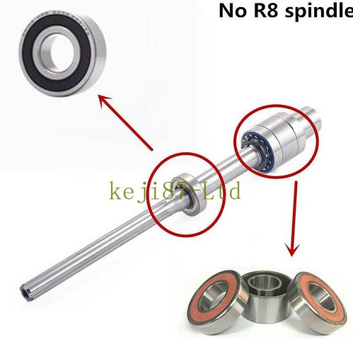 Milling Machine Part R8 Spindle Bearings 7207DB + 6206 For BRIDGEPORT ...